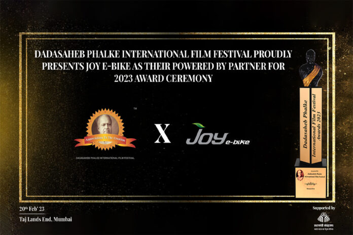 Joy e-bike,Dadasaheb Phalke International Film Festival Awards 2023,Yatin Gupte, Dadasaheb Phalke International Film Festival Awards,